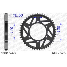 Afam Suzukı Gsx-R 600 Alüminyum Arka Dişli 13815-43