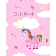 Kazan Hobi Sketchbook: Unicorn Sketchbook And Journal For Drawing| 8.5 x 11|100 Pages