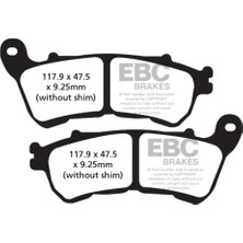 Ebc FA640V Hd XL883-XL1200 Iron Sportstrer 14-20 Ön Fren Balatası