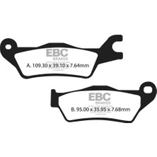 Ebc FA715 Honda CBF125/150 - Suzukı Gsxr/s 125 Organik Ön Fren Balatası