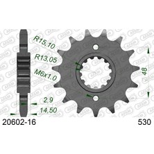 Afam Honda Vfr 800/VFR800F Çelik Ön Dişli #530 20602-16