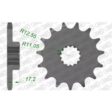 Afam Ducatı Multıstrada 950 19-20 Çelik Ön Dişli #525 52800-15