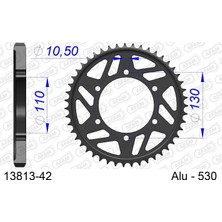 Afam Suzukı GSX-R1000 Alüminyum Arka Dişli 13813-42