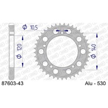 Afam Suzukı GSX-R1000 01-08  Aluminyum Arka Dişli #530 87603-43