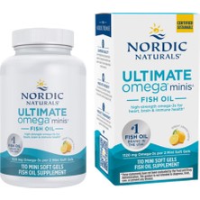 Nordic Naturals Ultimate Omega 3 Minis 1120 Mg Omega-3 Per 2 Softgels 110 Mini Softgels Usa Menşeii Dmmedicineden