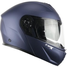 Cgm 569A C-Max Mono Çene Açılır Kask Mavi-Xl
