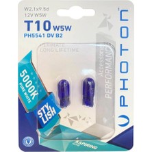 Photon T10 W5W 12V Xen Vısıon Blıster (2'li) PH5541 Dv B2