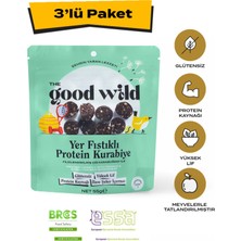 The Good Wild Yer Fıstıklı Protein Kurabiye | Glutensiz Atıştırmalık | Ilave Şekersiz | Hurma Püresi | 3X55 gr