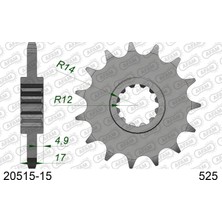Afam Honda Cbf 600 / Cbf 600S  Çelik Ön Dişli #525 20515-15