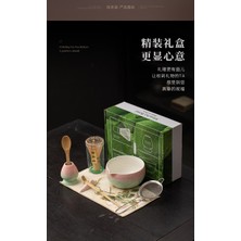 CKM Food Matcha Hazırlama Seti ( Açık Yeşil Gradyan )