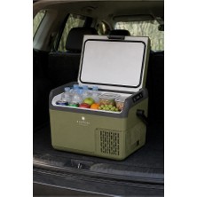 Evacool EVAG20 12/24V 18 Litre Kompresörlü Oto Buzdolabı Yeşil