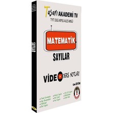 Tasarı Akademi Yayınları Tasarı Dgs-Ales Tyt Matematik Sayılar Video Ders Notları
