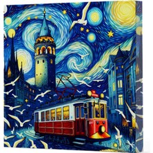 Vivago Art Van Gogh 1 Galata - Çizgisiz Yan Boyamalı Defter
