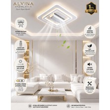 Prime Aydınlatma Akıllı Tavan Ayarlanabilir Klima Modu Ayarlanabilir Renk Ayarı ve Dimmer Özelliği Beyaz Panel