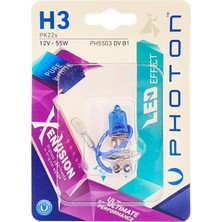 Photon H3 12V 55W Xen Vısıon (Tekli Blister) Ampul PH5503 Dv B1