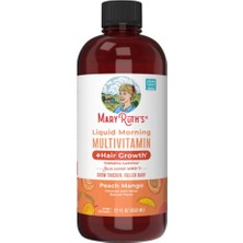 Mary Ruth's Maryruth's Liquid Morning Multivitamin + Hair Growth Peach Mango 22 Fl Oz 650 ml Usa Menşeii Dmmedicinedan