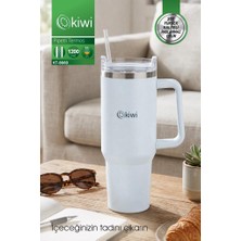Kiwi KT-8660 Pipetli Termos Bardak 1,2 Lt Mavi