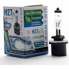 Photon H27/1 880 12V 27W Pr Ll +%30 Fazla Işık PH5526 Ll
