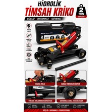 Moonshop 2 Ton Timsah Kriko Yüksek Kalite Metal Döküm Malzeme ile Tüm Araçlar için Uygun
