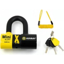 Auvray Mini Extreme Uv Alarmlı Disk Kilidi Sra Sertifikalı 2AXTRAUV