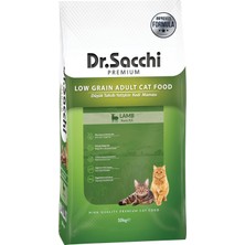Kazan Hobi Dr.sacchi Düşük Tahıllı Kuzu Etli Yetişkin Kedi Maması 10 kg