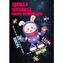 Boratila Toys Dans Eden Işıklı Müzikli Tavşan Astronot Oyuncağı - Uzay Keşif Timi