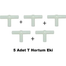 Meç Akvaryum T Hortum Eki 5 Adet
