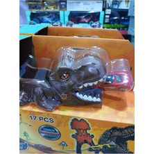 Boratila Toys 17 Parça Dinazor Fırlatma Rampalı Araba Seti