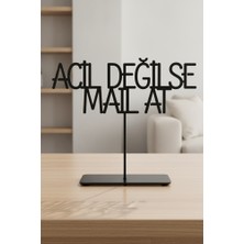 Bafidica "acil Değilse Mail At" Modern Metal Masaüstü Dekorasyonu