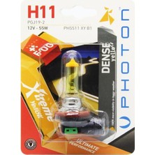 Photon H11 12V 55W Xtreme Yellow (Tekli Blister) PH5511 Xy B1