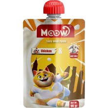 Moow Taze Tavuklu ve Keçi Sütlü Yavru Kedi Et Ezmesi 90 gr