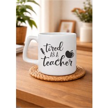 Eylül Design Öğretmen Temalı Baskılı Özel Tasarım Kupa Bardak Lüks Kahve Mug 250 ml Öğretmenler Günü Hediyesi