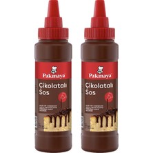 Pakmaya Sıvı Tatlı-Pasta-Dondurma Sosu 300 ml Çikolatalı 2 Li