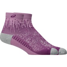 Asics Performance Run Sock Quarter Unisex Dark Aubergine/black Koşu Çorabı 3013A980-501