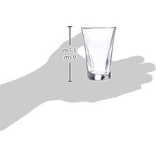 Frefly Store 6'lı Yüksek Kalite Cam Kahve Yanı Su Bardağı