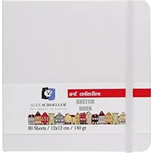 Frefly Store Sketch Book 12 x 12 Cm. 80 Yp. 140 Gr. Beyaz ALX-9017