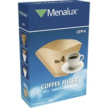 Kazan Hobi Menalux Arzum AR3081 Filtre Kahve Makinesi Kağıt Filtre - 1x4 (100 Adet)