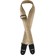 Frefly Store Ayarlanabilir Gitar Kayışı, 50 mm Genişlikte Haki Renk