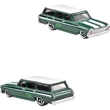 Frefly Store Hot Wheels Hot Wagons Arabalar HWR56-HRR89 01/05 '64 Chevy Nova Wagon