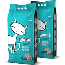 Frefly Store 2X10KG Okyanus Esintisi Kokulu Topaklanan Kedi Kumu