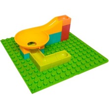 Frefly Store Büyük Yeşil Zemin Yapı Parçası, LEGO Duplo Uyumlu