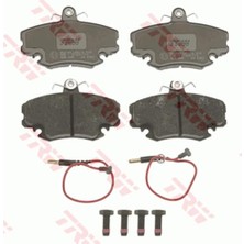 Frefly Store Fren Balatası Ön Fişli Renault Clio I 1.2/1.4/1.7/1.8/1.8 16V / 1.9 D 91-98, Clio I Van 1.1/1.2/1.9 Rnd / 1.9 D 91-98, Clio Iı 1.2 Lpg 98-09, Clio Iı 1.2 16V 01 GDB400