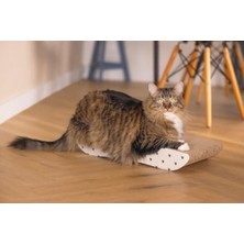 Frefly Store Bej Renkli Kedi Karton Tırmalama, 50 cm