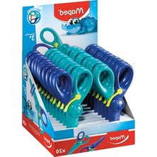 Frefly Store Çocuklar Için Güvenli 12 cm Makas, Timsah Tasarımı