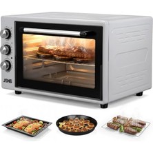 Frefly Store Akel AF930L Lambalı, Termostatlı, Saatli 45 Litre Maxi Fırın (Gri)