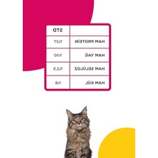 Frefly Store 1 kg Sarı Ambalajda Tavuklu Yetişkin Kedi Maması
