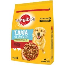 Frefly Store Pedigree Köpekler Için Biftekli ve Kümes Hayvanlı Kuru Mama, 2.6 kg