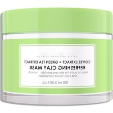 Frefly Store Ferahlatici Kil Maskesi - Kahve ve Yeşil Çay Özlü 100 ml
