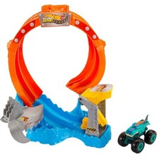 Frefly Store Hot Wheels 1:64 Ölçekli Monster Trucks Oyun Seti, Mega-Wrex