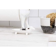 Frefly Store Beyaz Seramik Köpek Mama Kabı